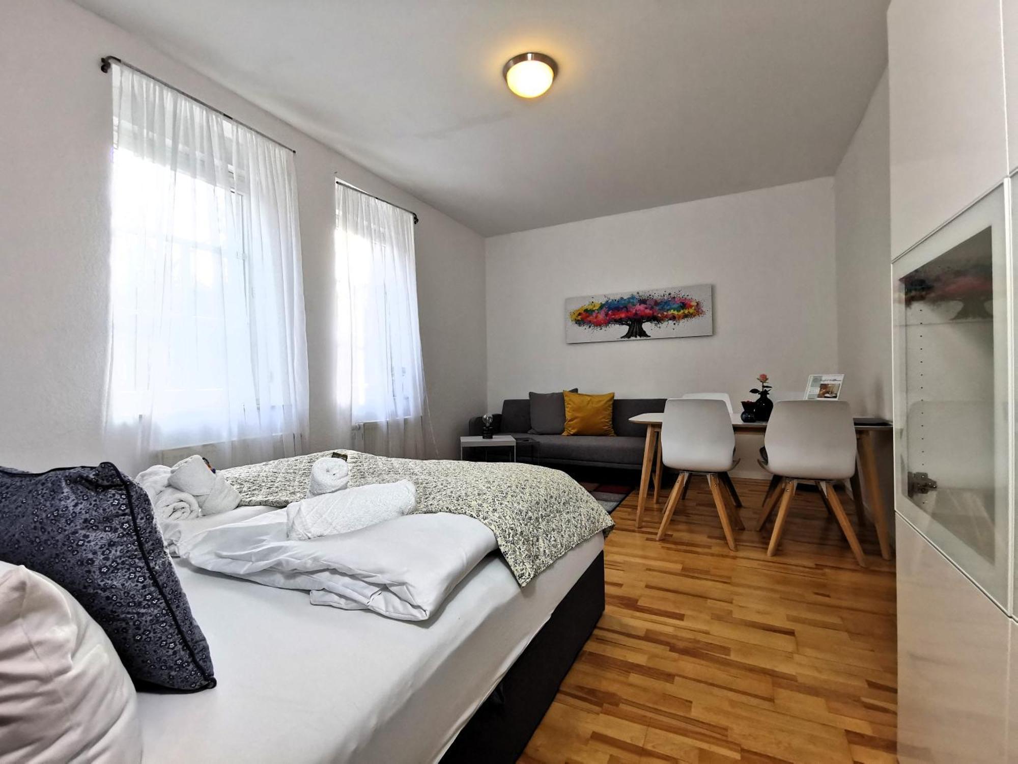 Bohnapartments Steigerwald - Natur In Der Stadt - Vollausstattung - Wlan - Gratis Parkplaetze إرفورت المظهر الخارجي الصورة